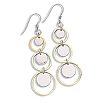 Two Tone 3-Disc/Circle Dangles